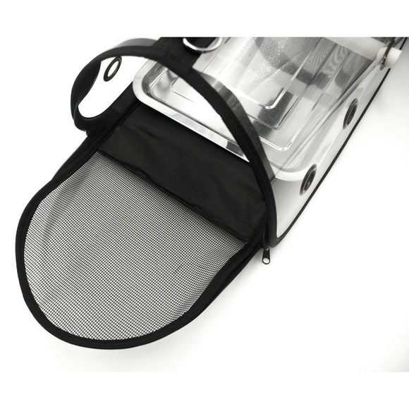 Final Sale Portable Bird Carrier Travel Cage Pet Mesh Folding Breathable Bag M - Picture 10 of 13